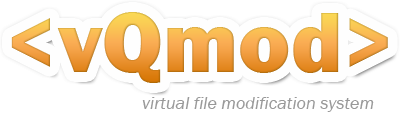 vQmod: Virtual file modification system